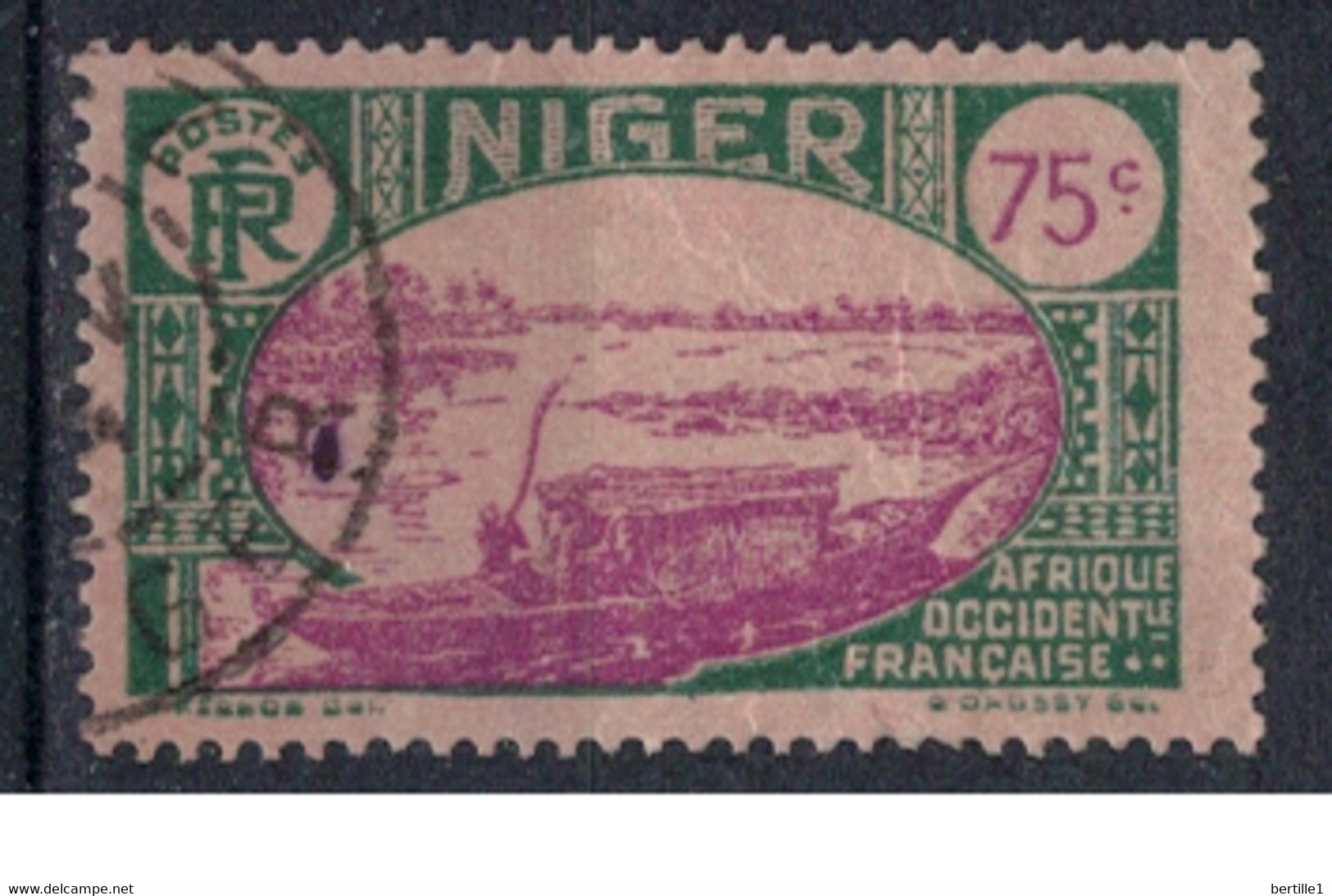 NIGER     N°  YVERT :  43 ( 1 )    OBLITERE       ( OB   10 / 11 ) - Used Stamps