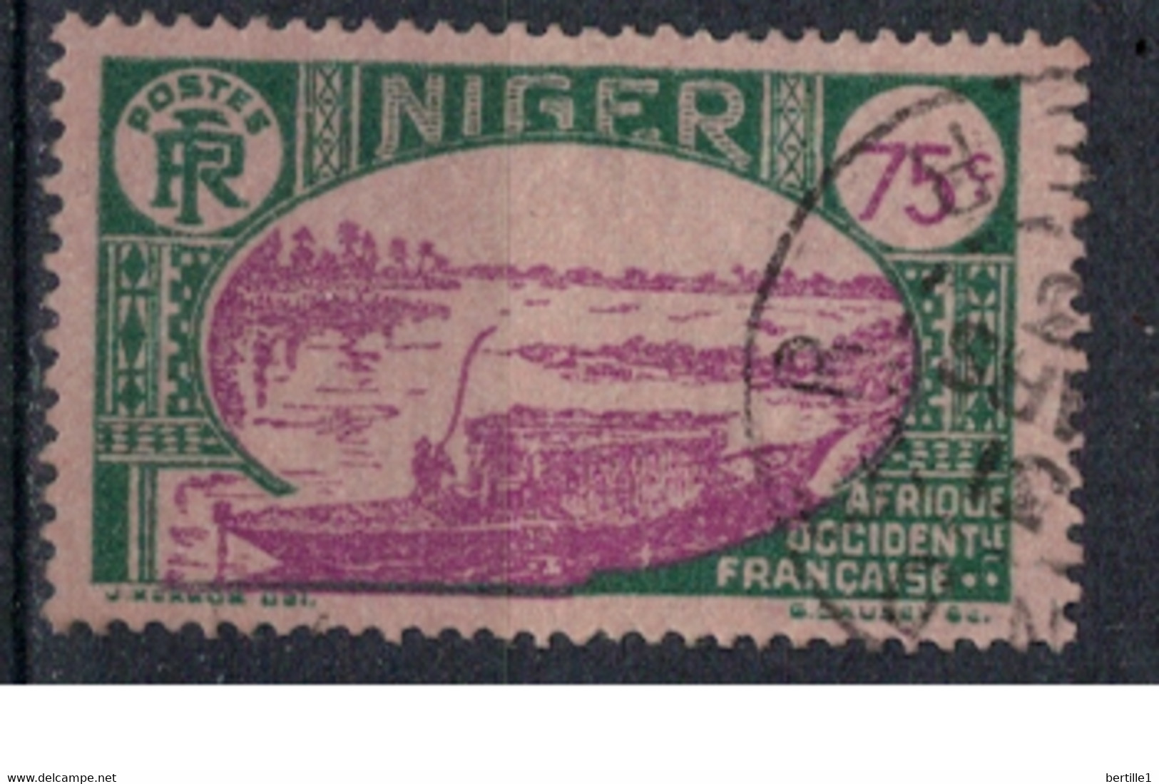 NIGER     N°  YVERT :  43 ( 2 )    OBLITERE       ( OB   10 / 11 ) - Used Stamps