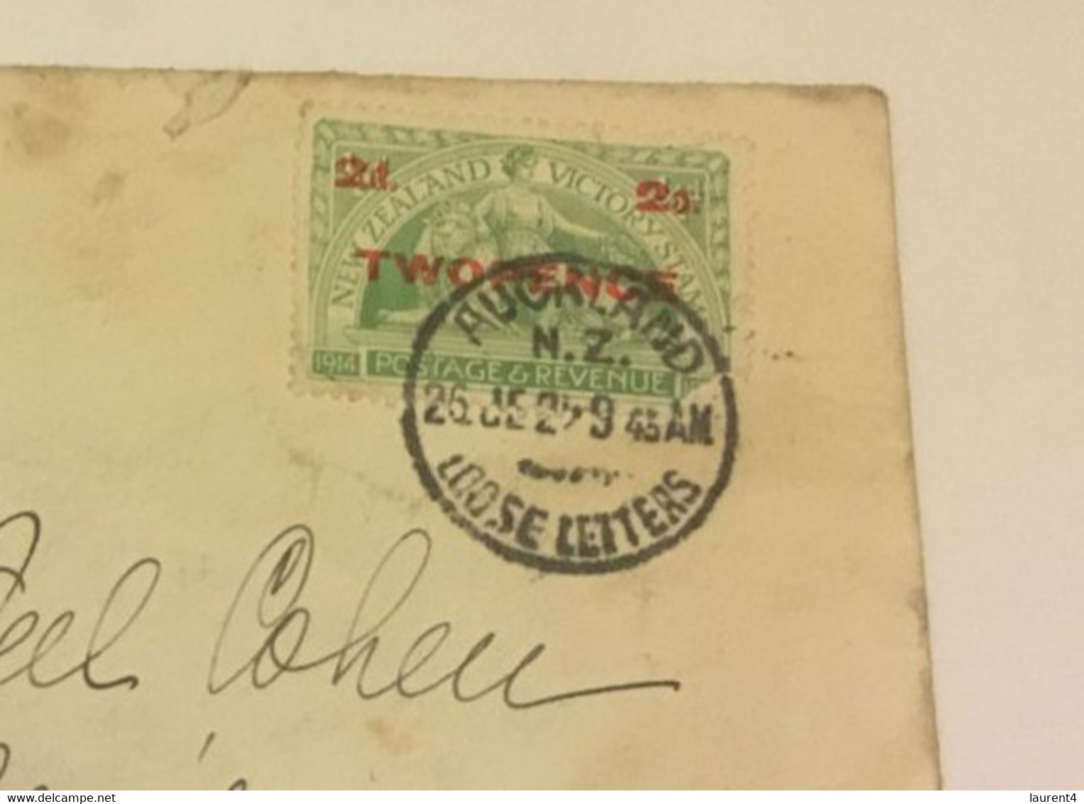 (3 H 7) New Zeland Cover Posted To Australia (Sydney - NSW) In 1929 ??? - Covers & Documents