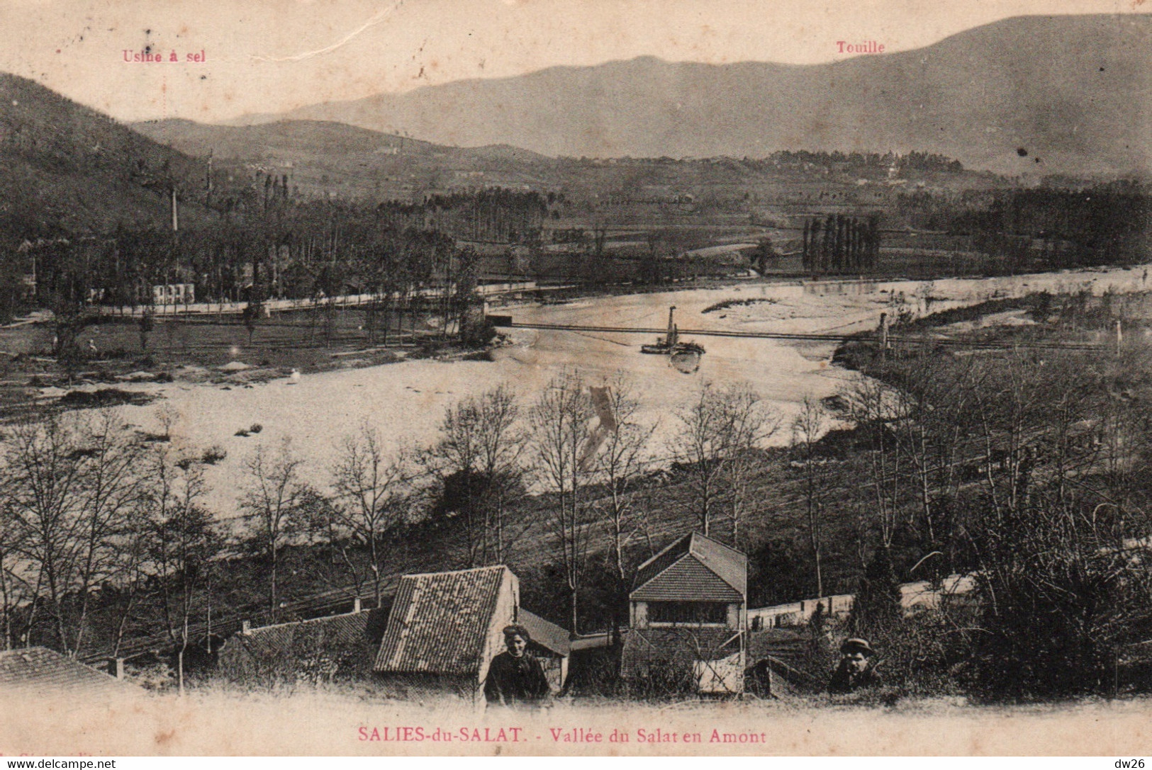 Salies Du Salat (Haute Garonne) Vallée Du Salat En Amont, Usine à Sel - Edition Céres - Carte De 1910 - Salies-du-Salat