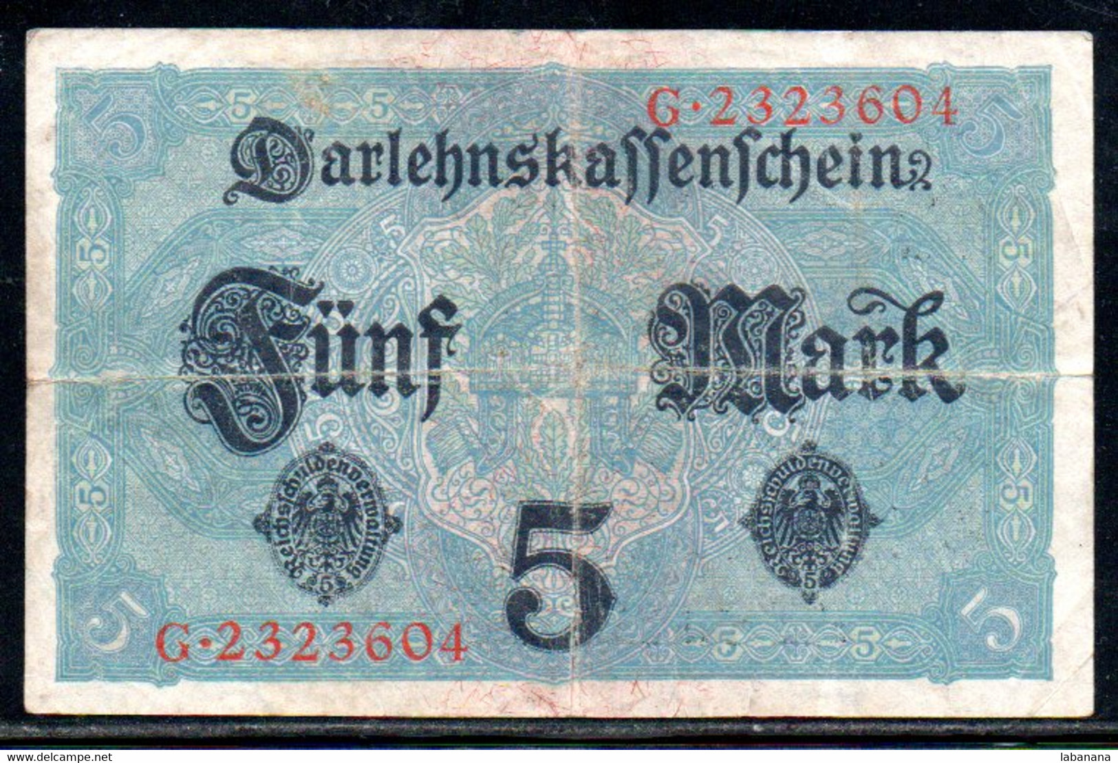 659-Allemagne 5m 1917 G232 - 5 Mark