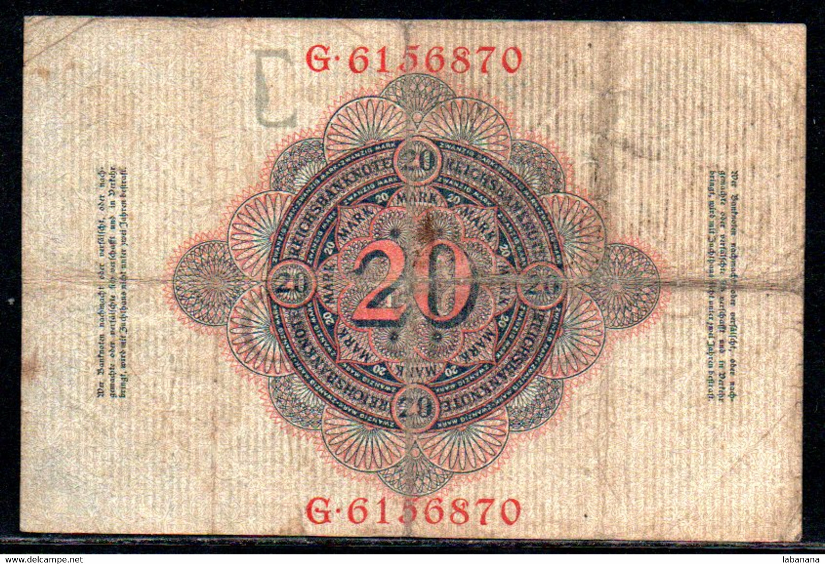 659-Allemagne 20m 1910 G615 - 20 Mark