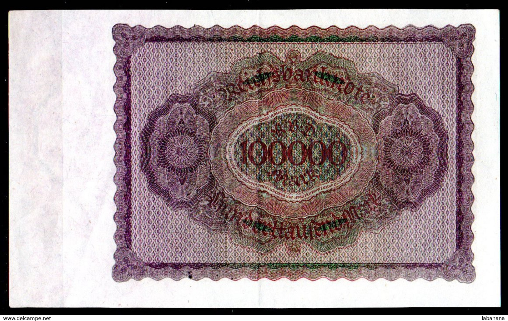 659-Allemagne 2x100 000m 1923 E038 Numéros Consécutifs - 100.000 Mark