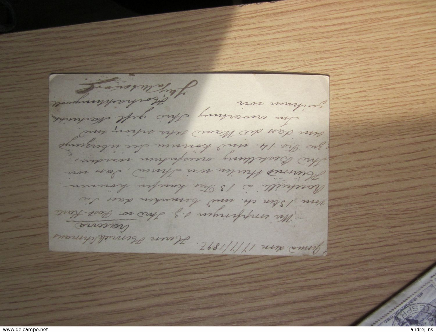 Cartolina Postale Italiana Genova  To Krakau 1897 - Sonstige & Ohne Zuordnung