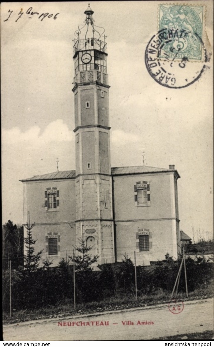 CPA Neufchâteau Lothringen Vosges, Villa Amicis - Altri & Non Classificati