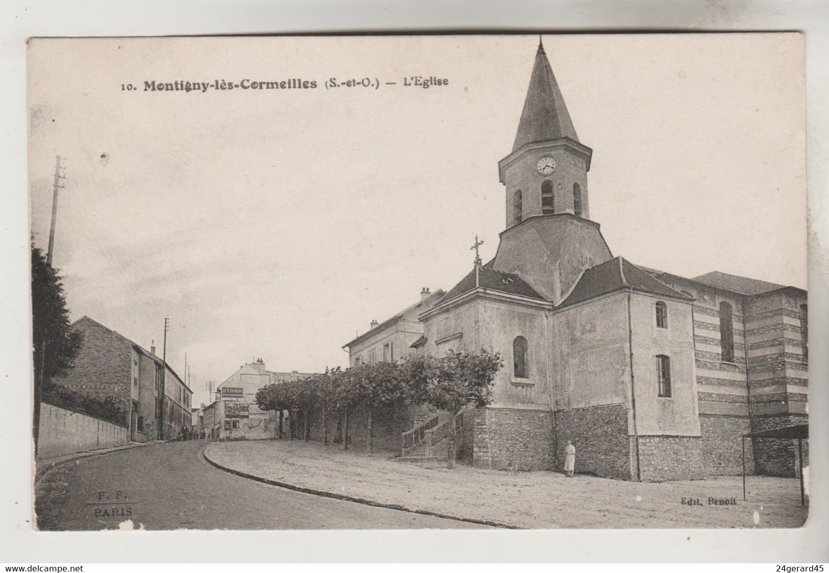 CPSM MONTIGNY LES CORMEILLES (Val D'Oise) - L'Eglise - Montigny Les Cormeilles