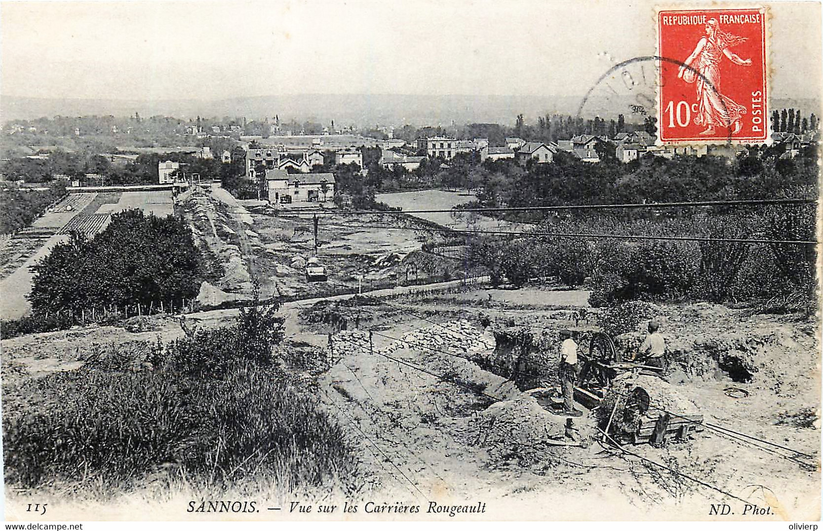 France - 95 - Sannois - Vue Sur La Carrières Rougeault Près De Cormeilles-en-Parisis,Argenteuil,Ermont - Sannois