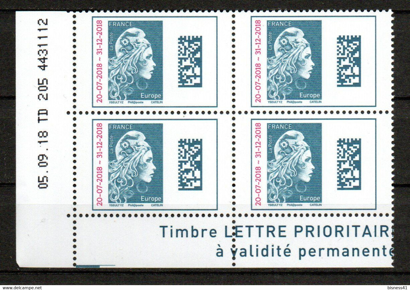 France Coin Daté  05 09 18 Marianne N° 5270 Neuf XX MNH - 2010-2019