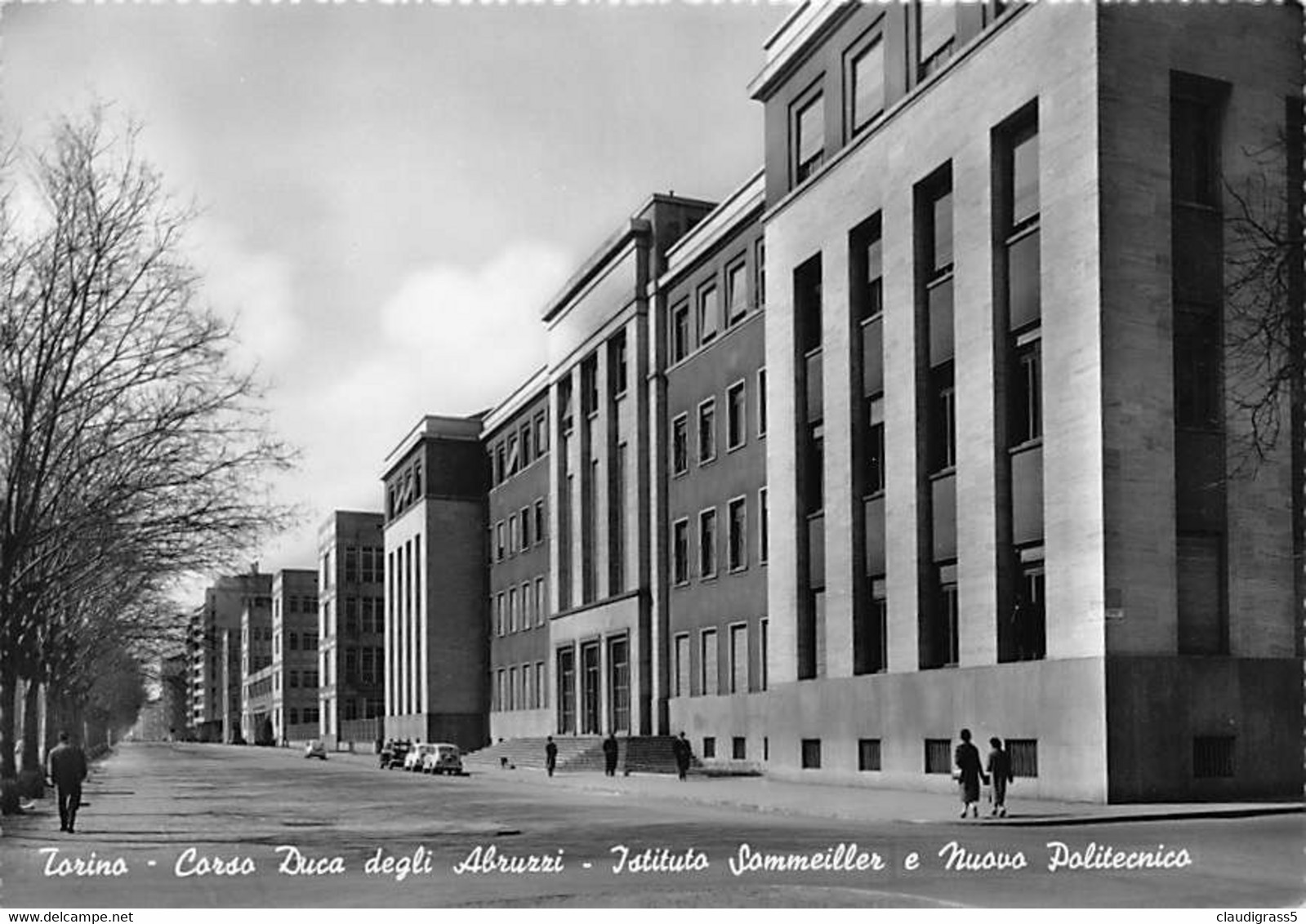 3113"TORINO -CORSO DUCA -ISTITUTO SOMELLIER - NUOVO POLITECNICO" ANNI 50 - Educazione, Scuole E Università