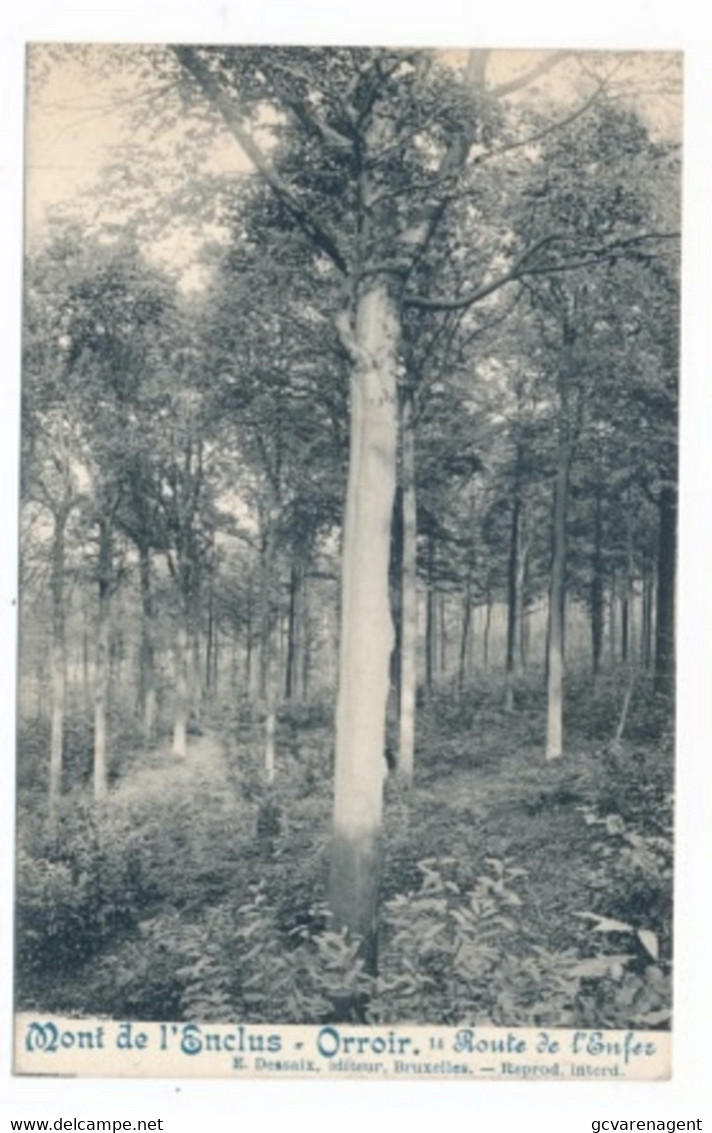 MONT DE L'ENCLUS  ORROIR   ROUTE DE L'ENFER    2 SCANS - Kluisbergen