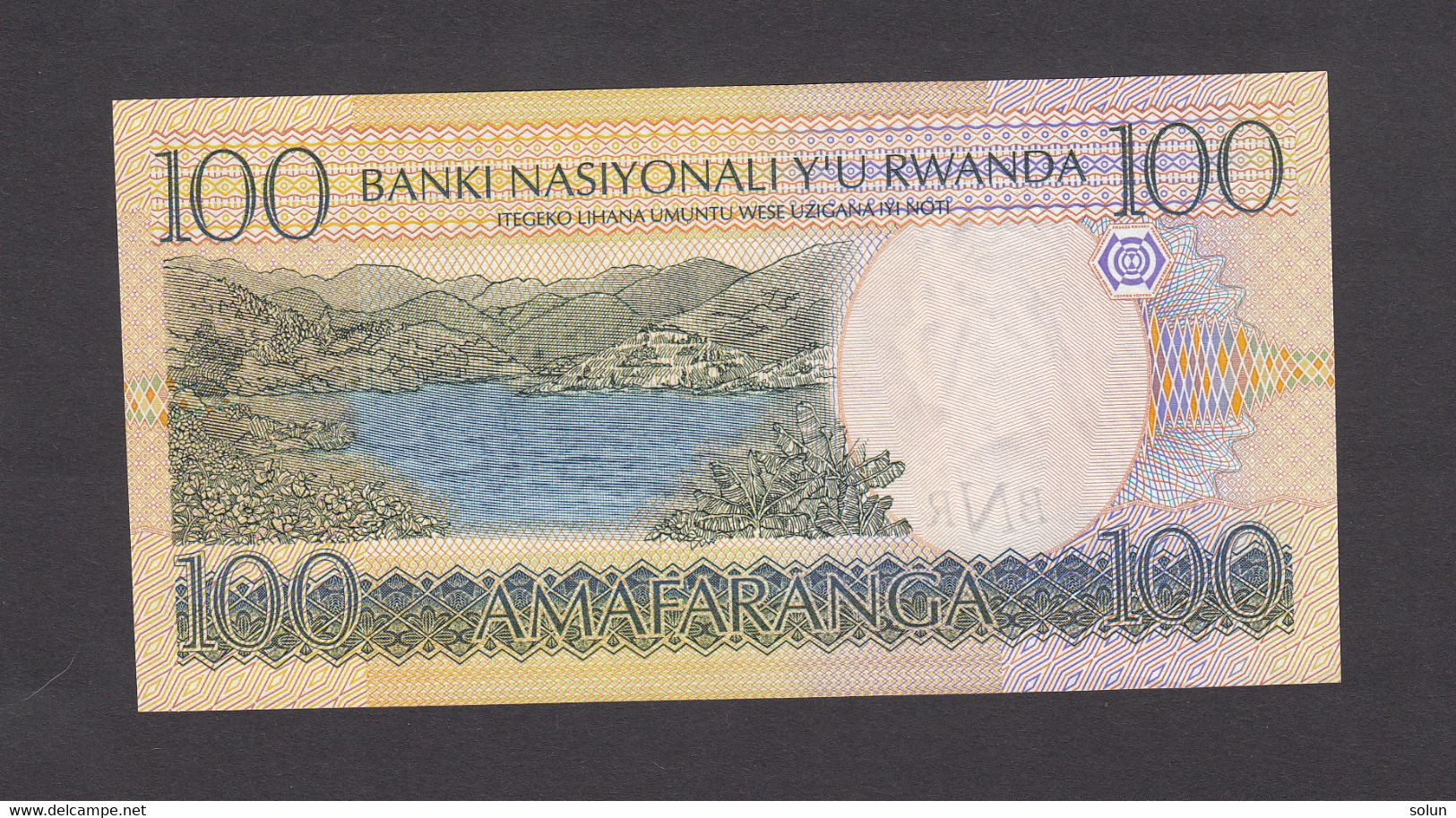 100 CENT FRANCS 2003 BANQUE NATIONALE DU RWANDA    BANKNOTE - Rwanda