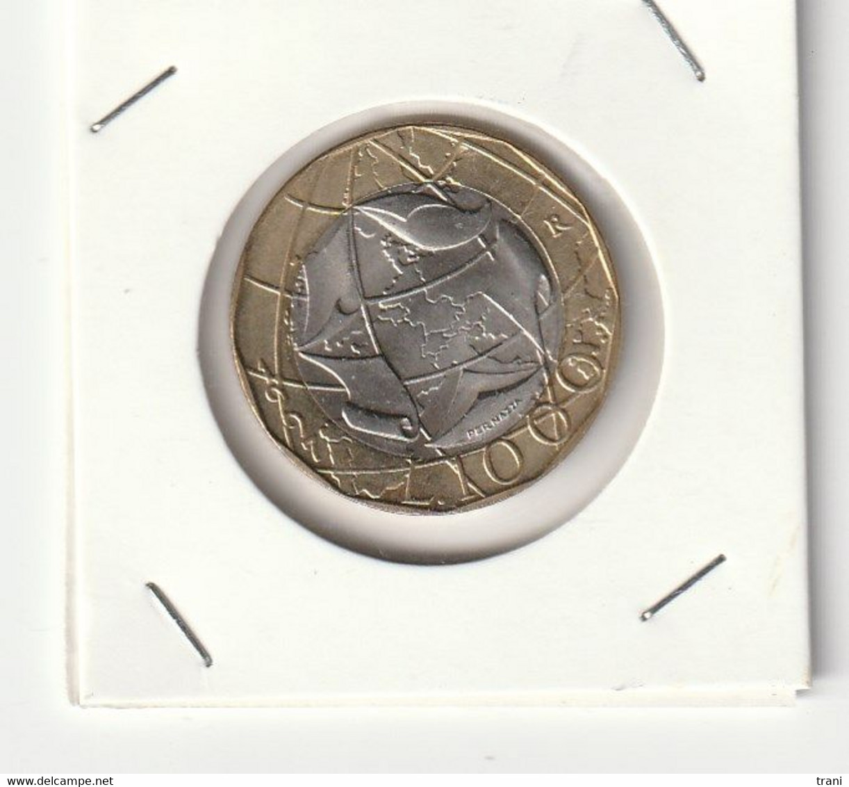 1997 - Moneta Da 1000 Lire Con Confini Sbagliati - Fior Di Conio - 1 000 Lire