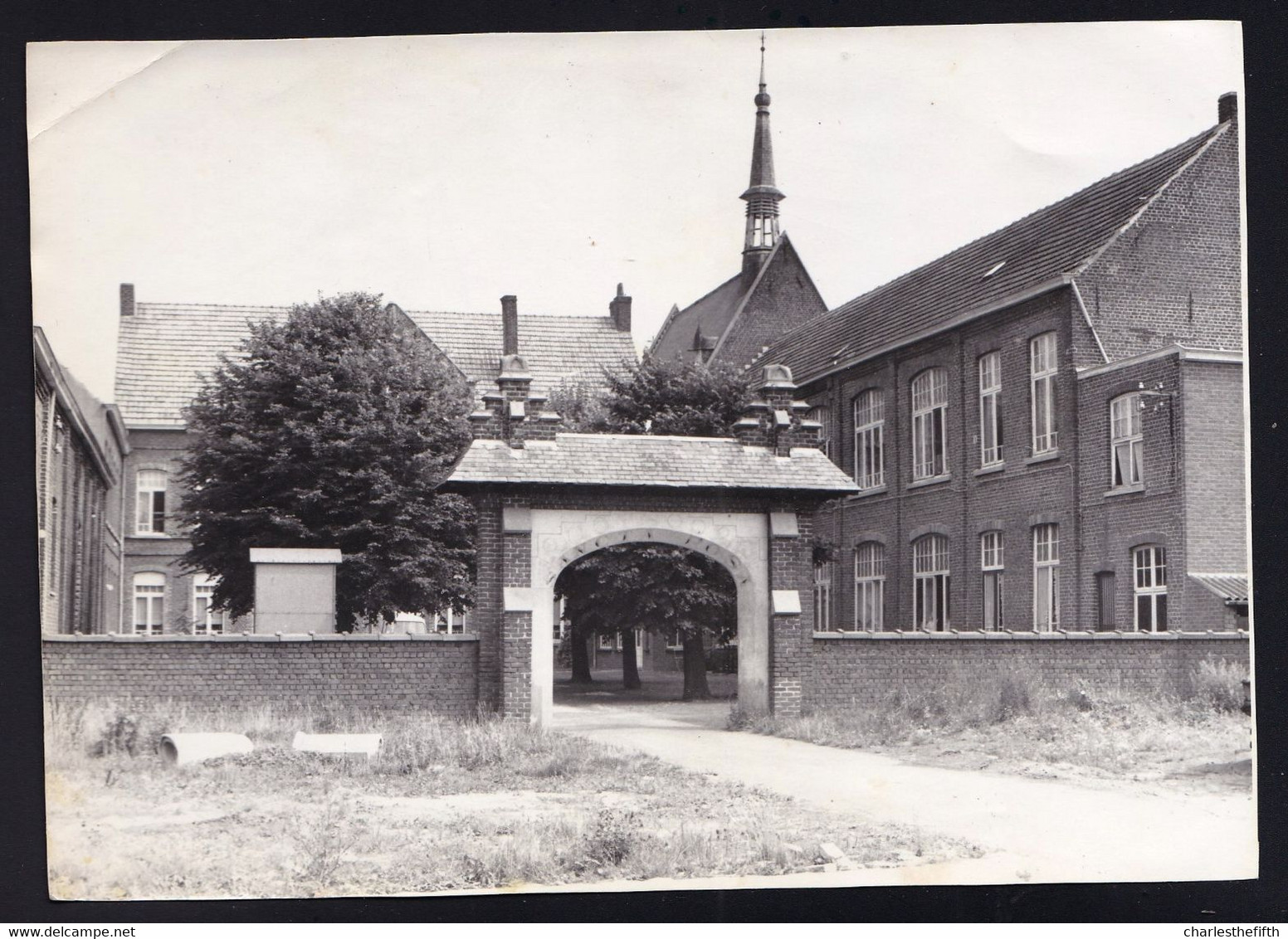 OUDE PERSFOTO - VIEILLE PHOTO * GITS - BOUWVALLIG RUSTOORD SANCTA ROSA * ZELDZAAM - Hooglede