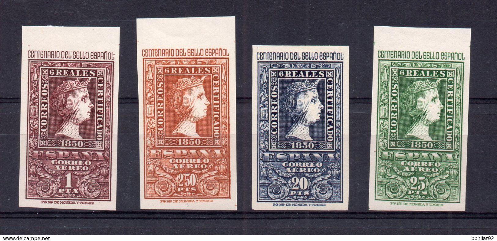 !!! ESPAGNE, SERIE PA N°242/245 NEUVE * - Unused Stamps