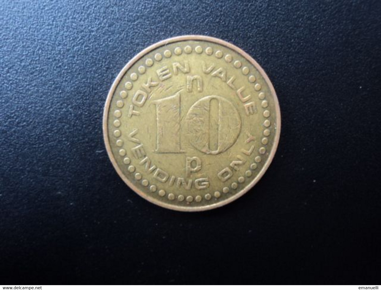 TOKEN VALUE N 10 P VENDING ONLY * - Monedas/ De Necesidad