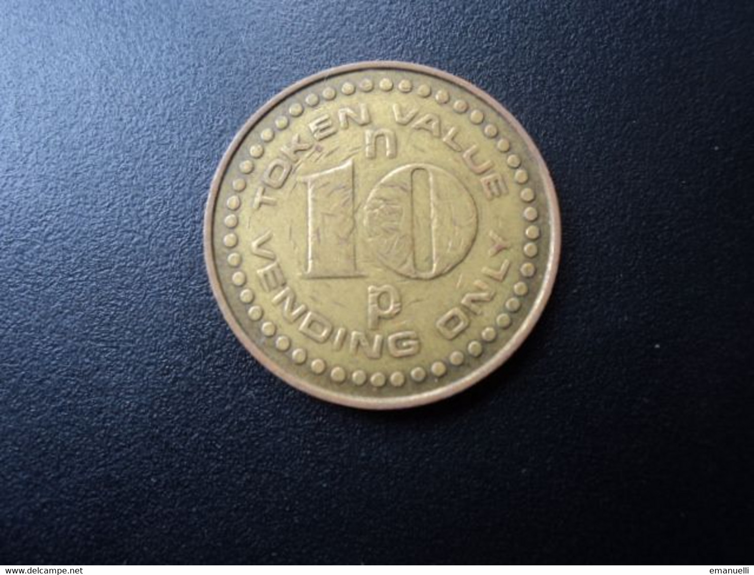 TOKEN VALUE N 10 P VENDING ONLY * - Monedas/ De Necesidad