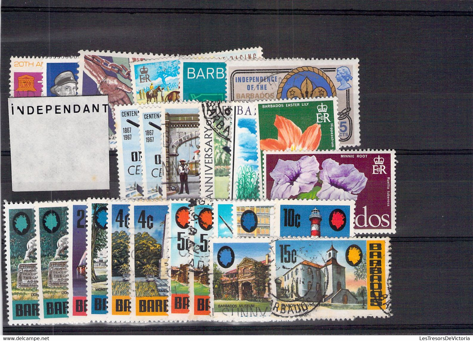 Lot de timbres Barbades Barbados - PRIX DE DEPART A 10 EUROS !