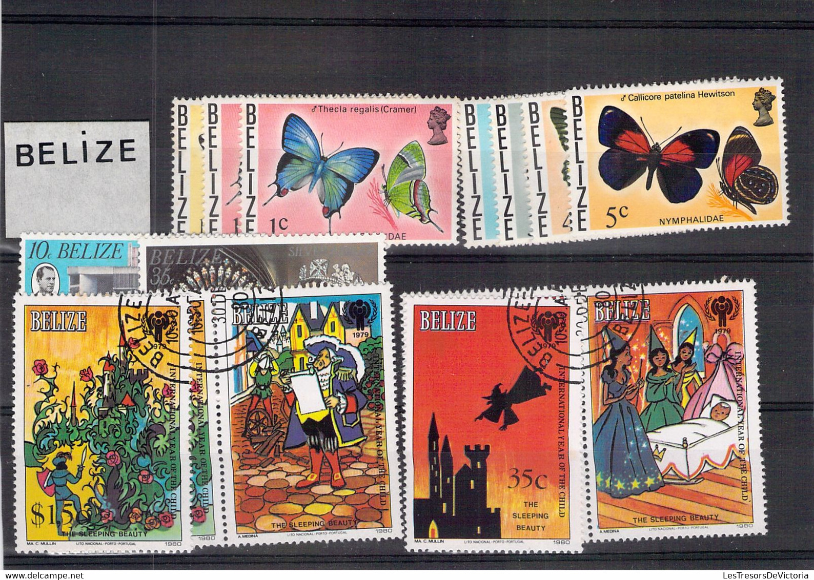 Collection - Lot de timbres et blocs Belize   - PRIX DE DEPART A 10 EUROS !