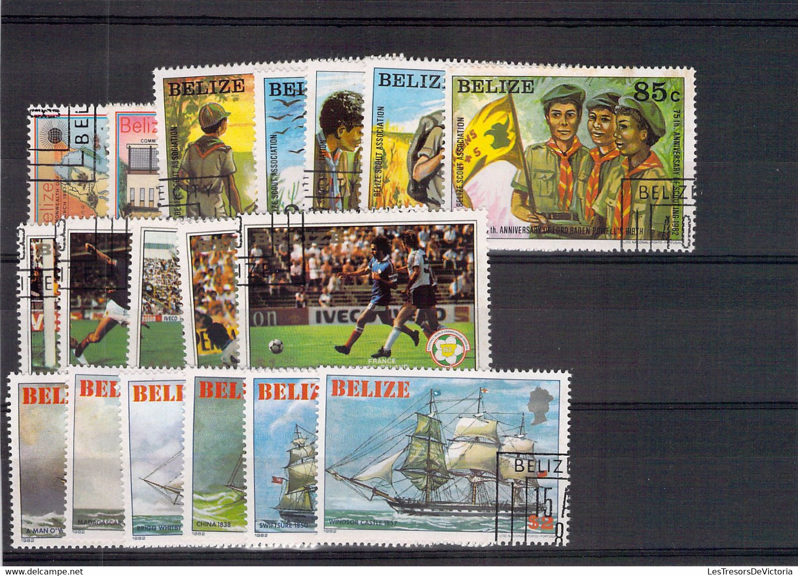 Collection - Lot de timbres et blocs Belize   - PRIX DE DEPART A 10 EUROS !