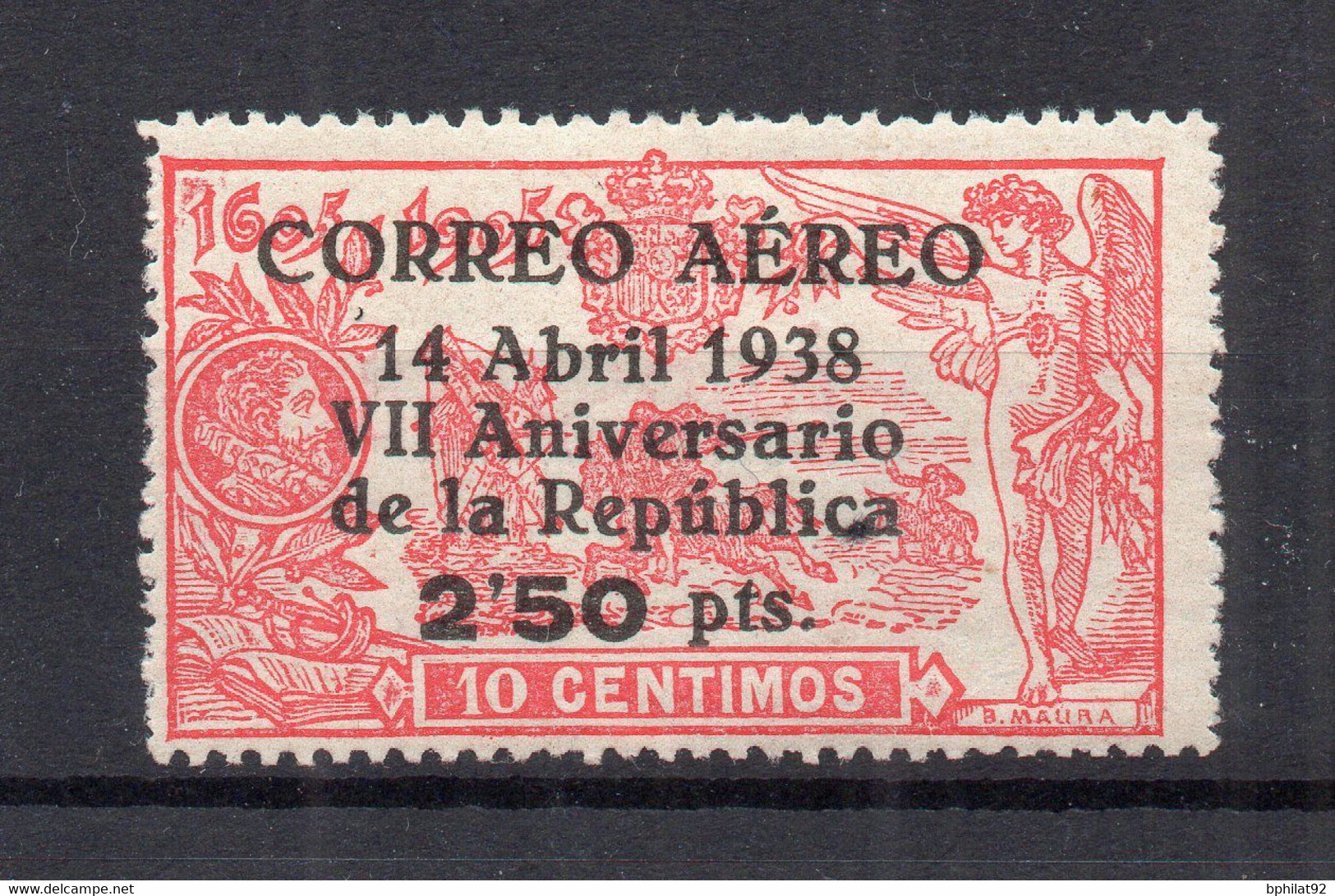 !!! ESPAGNE, PA N°186 NEUVE * - Unused Stamps