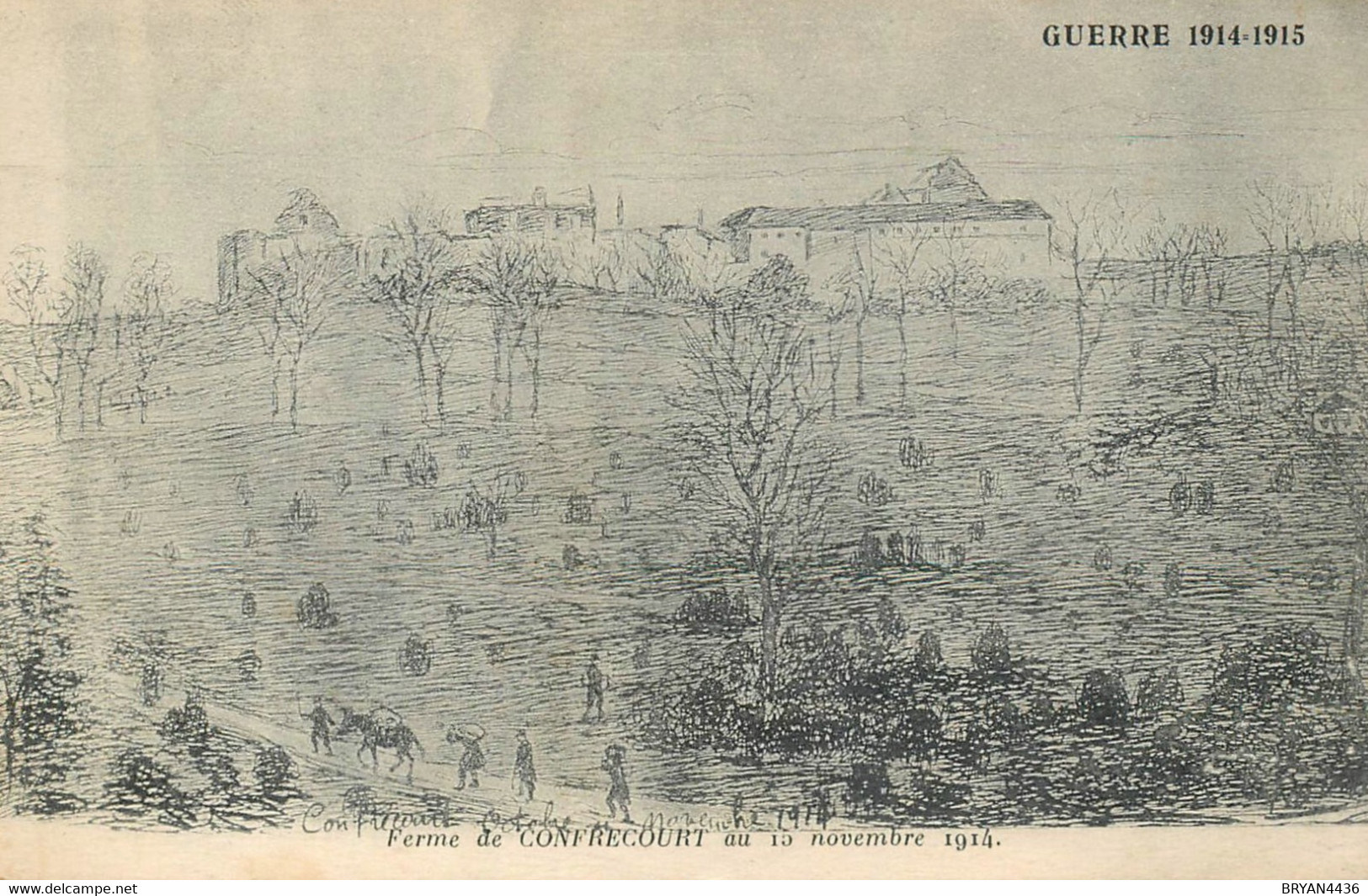 02 - VIC SUR AISNE - FERME FORTIFIEE De CONFRECOURT Au 15 NOVEMBRE 1914 - GUERRE 1914-1915 - CPA TRE BON ETAT - Vic Sur Aisne