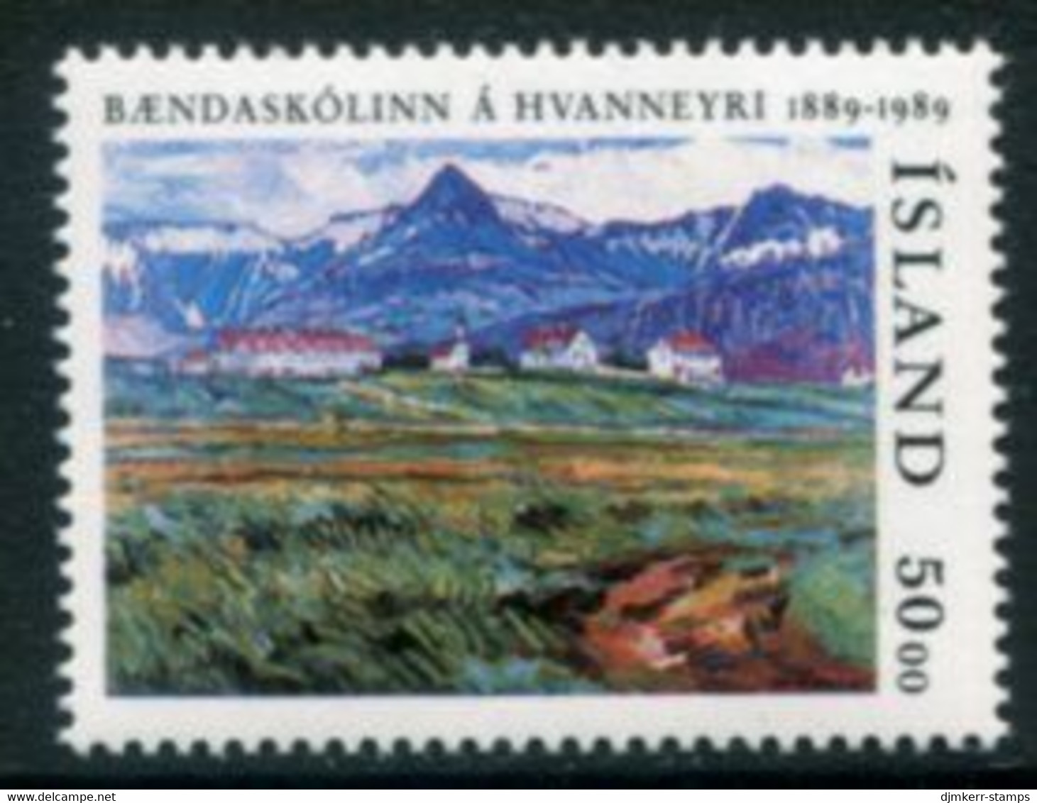 ICELAND 1989 Agricultural College Centenary MNH / **.  Michel 706 - Nuovi