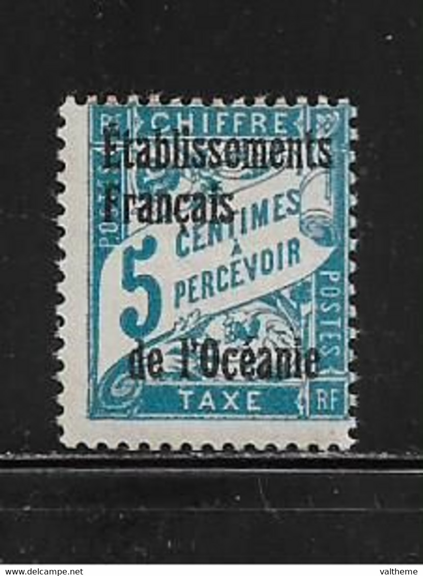 OCEANIE  ( FROCE - 117 )   1926  N° YVERT ET TELLIER  N°  1   N* - Timbres-taxe