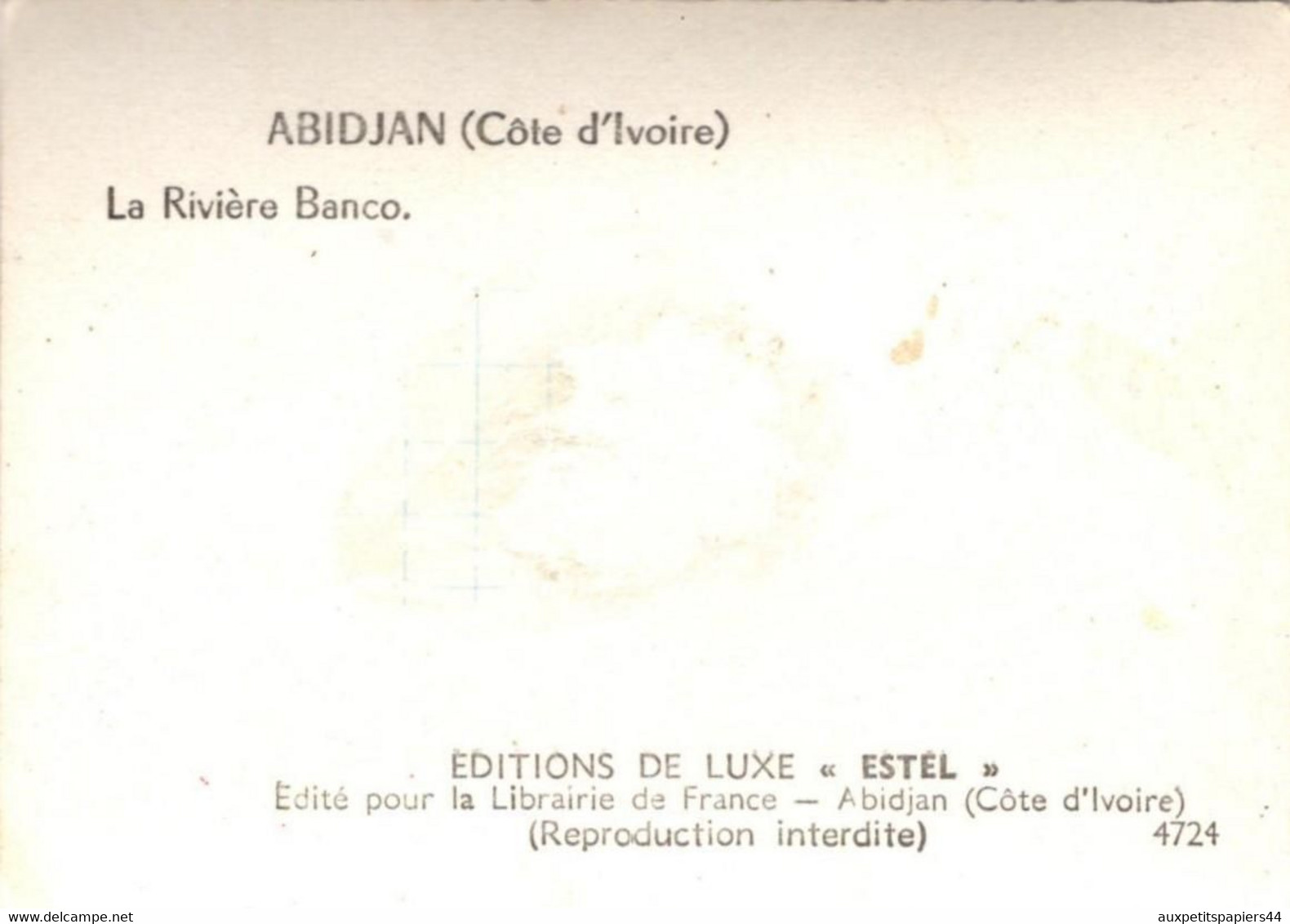 Photo Couleur Originale M - Afrique, Côte D'Ivoire Abidjan, La Rivière Banco à L'Heure De La Baignade. " Estel ". - Africa