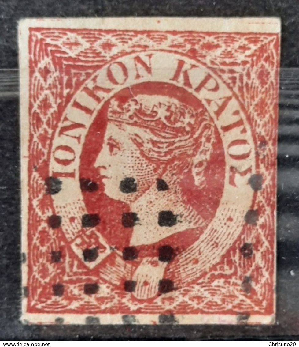 Iles Ioniennes 1859 (possession Britannique) N°3  Ob Court Mais Pas Touché Cote 250€ - ...-1861 Prephilately