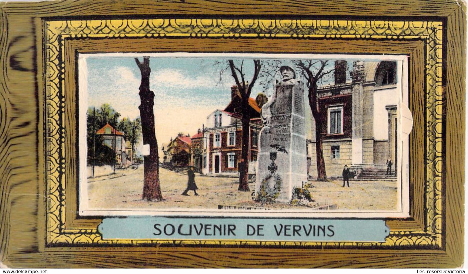 CPA Souvenir De Vervins - Carte A Systeme Accordéon 10 De Vues - A Systèmes