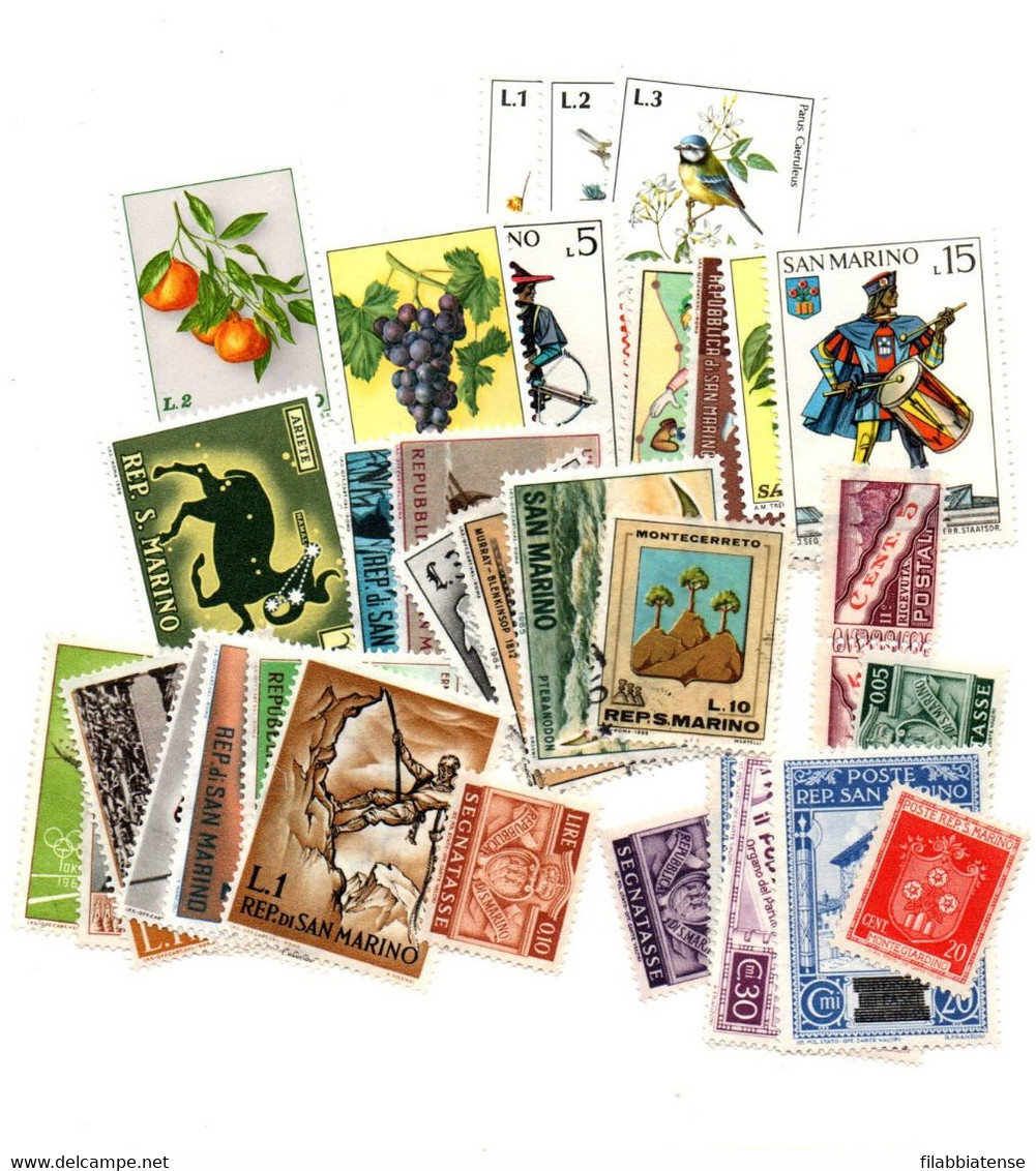 San Marino - Lotto Francobolli       5O ---- - Collections, Lots & Series