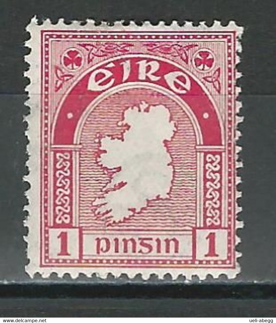 Ireland SG 72, Mi 41A * MH - Neufs