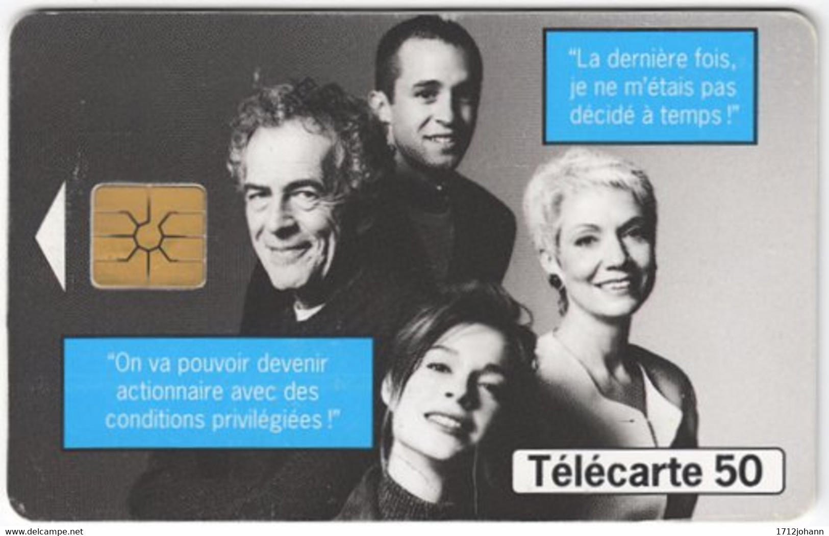 FRANCE C-835 Chip Telecom - People, Family - Used - 1998