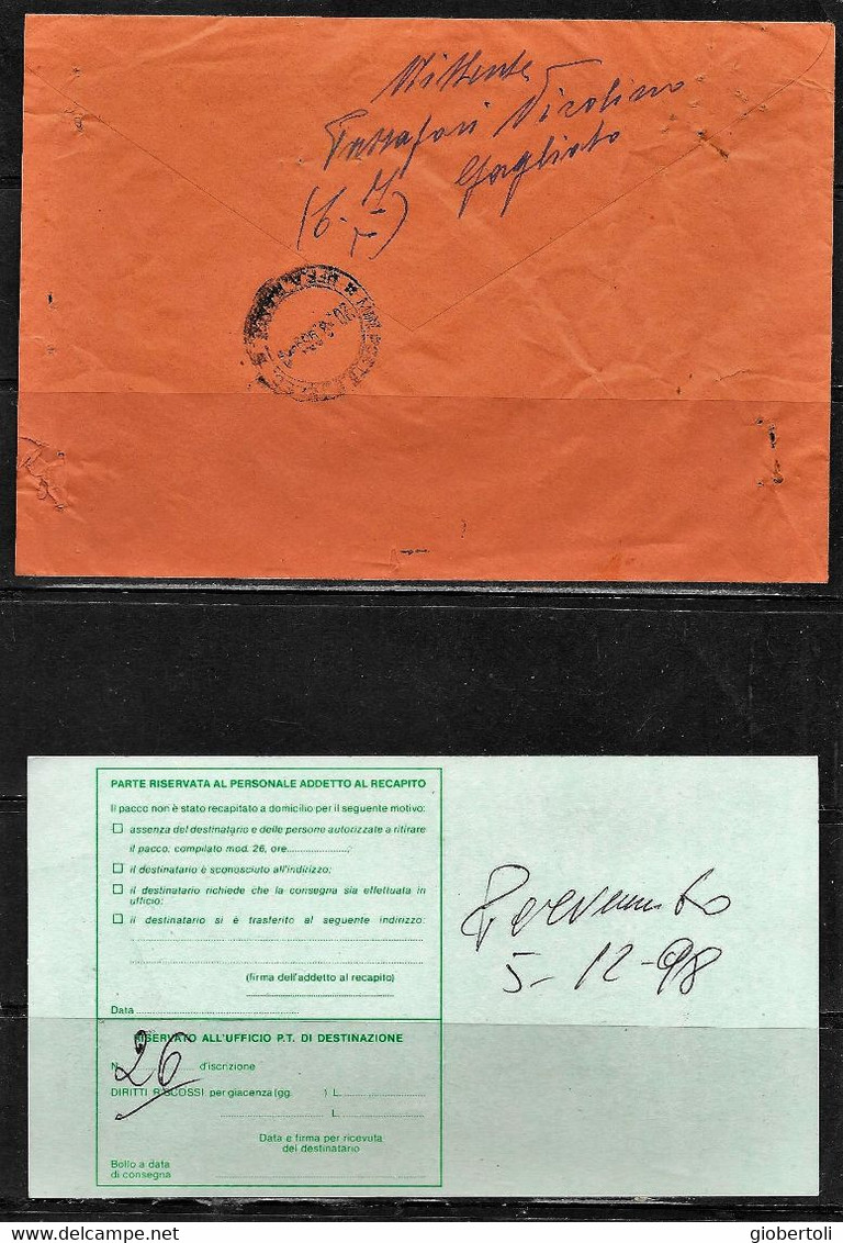 Italia/Italy/Italie: Lotto Di 6 Documenti Postali, Lot Of 6 Postal Documents. Loto Di 6 Documents Postaux - Lotti E Collezioni