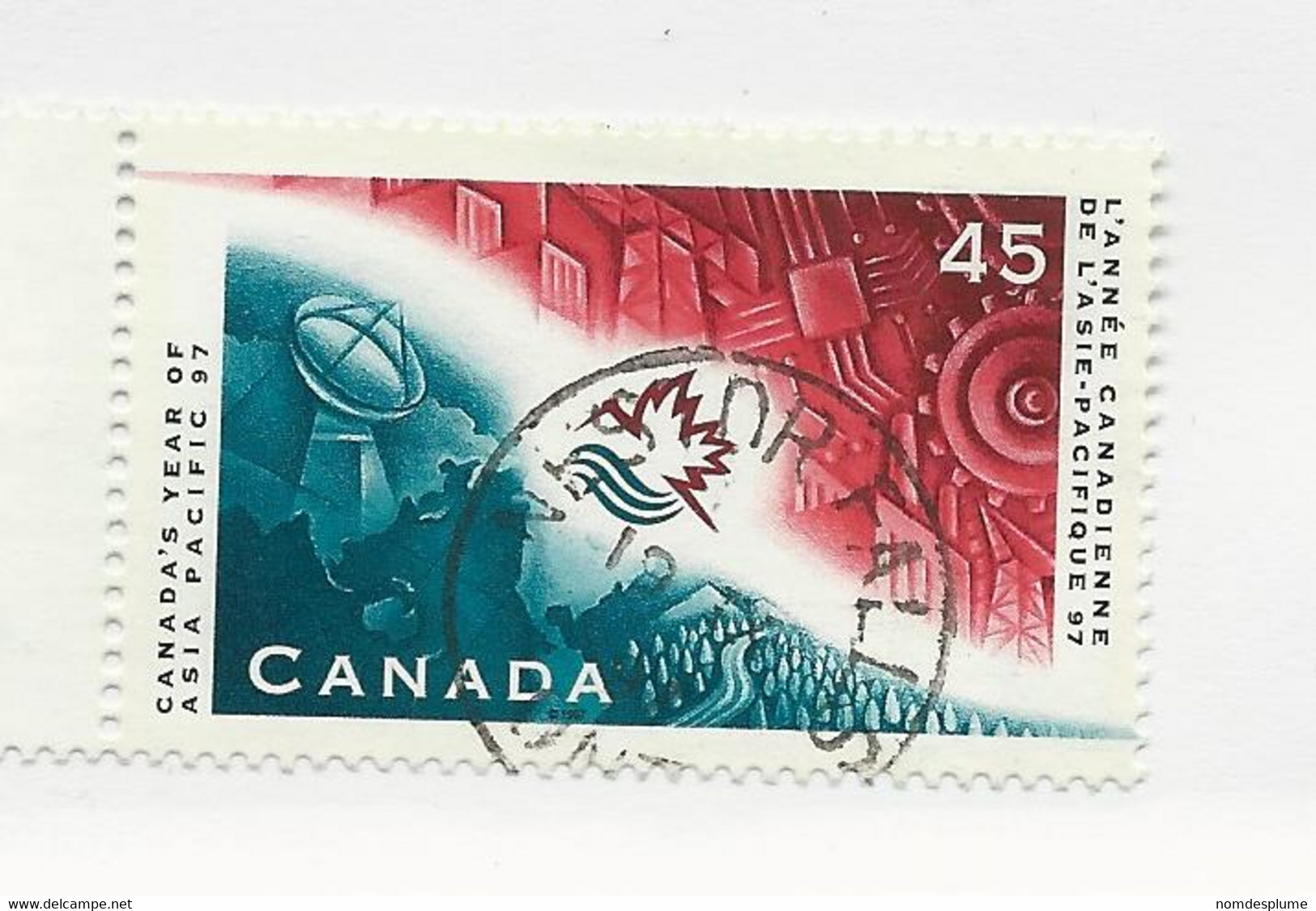 32652) Canada Postmark Cancel Ontario ONT 1997 Nestor Falls - Postgeschiedenis