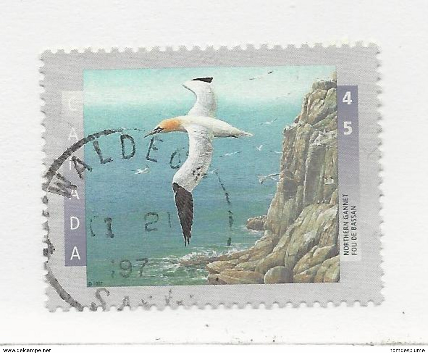 32658) Canada Postmark Cancel Saskatchewan SK 1997 Waldeck - Postal History