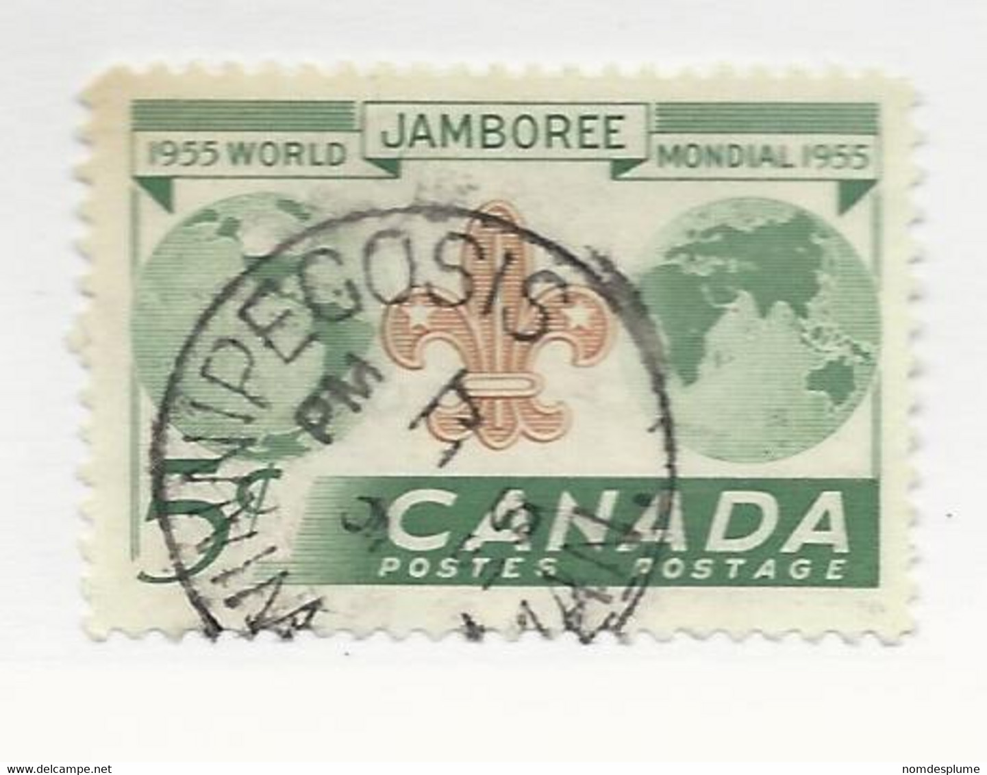 32672) Canada Postmark Cancel Manitoba MB Winnipegosis - Historia Postale