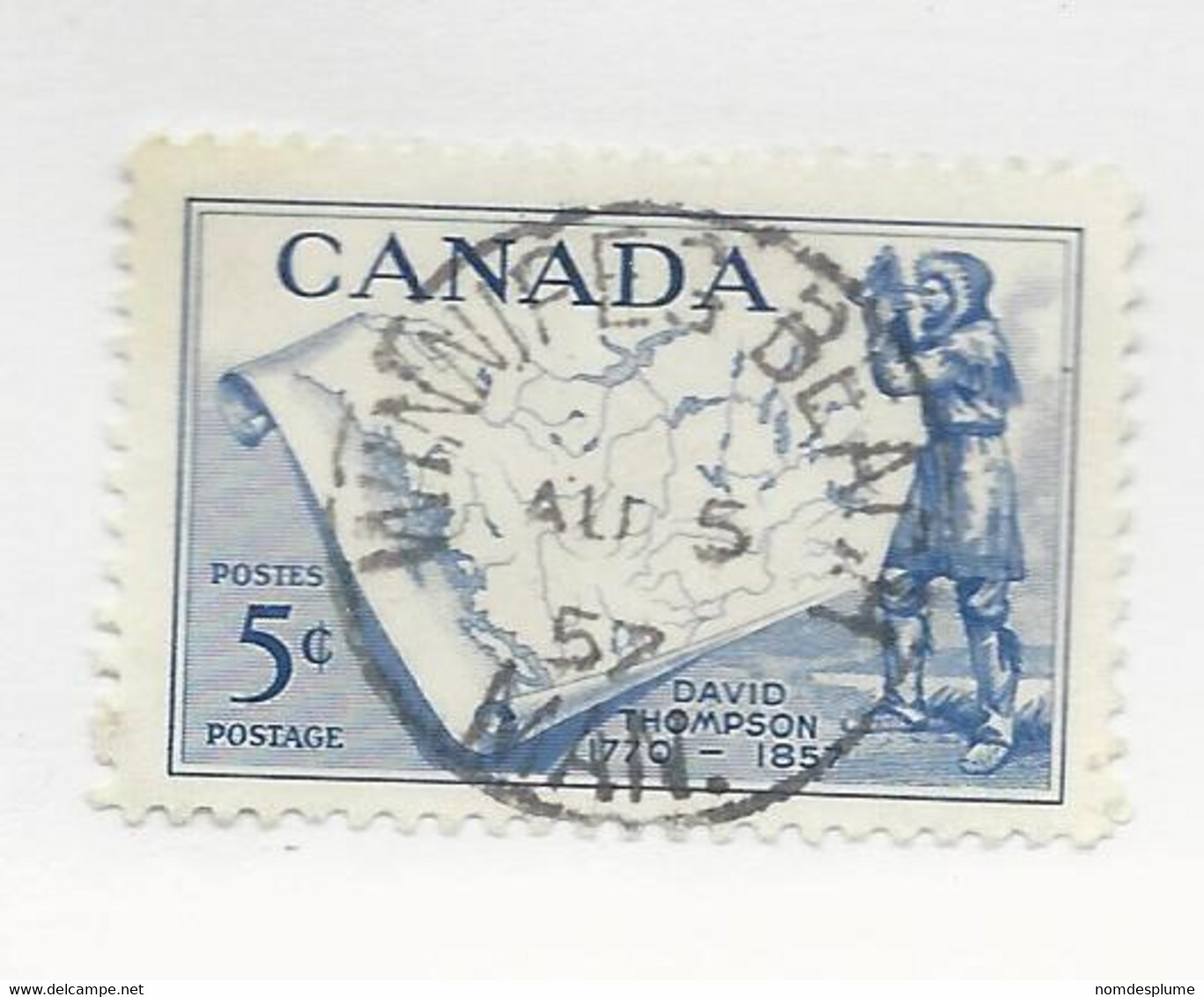 32673) Canada Postmark Cancel Manitoba MB Winnipeg Beach - Histoire Postale