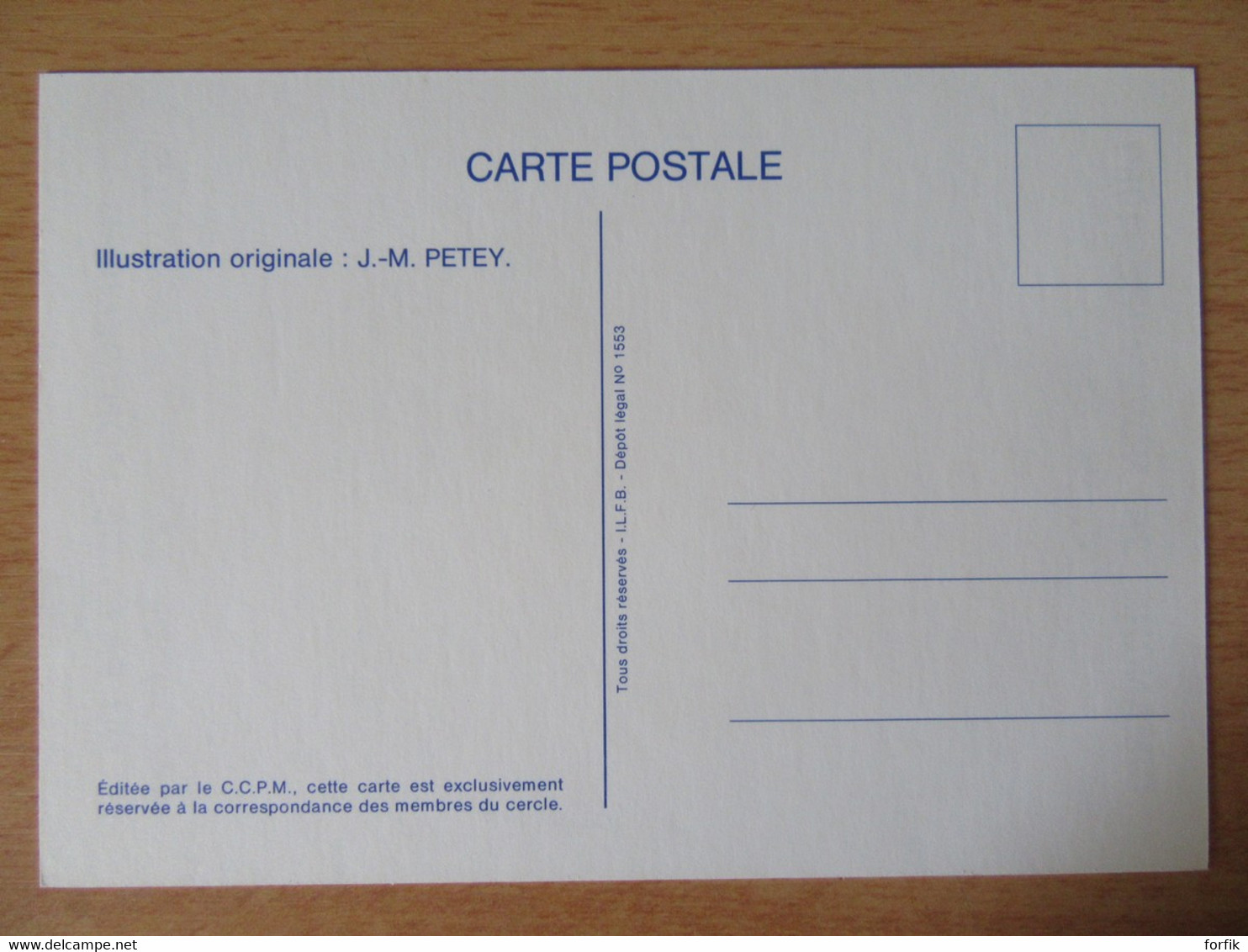 Carte Illustrateur Salon Carte Postale Montbéliard 1989 - Illustrateur PETEY - Tirage Très Limité - Petey
