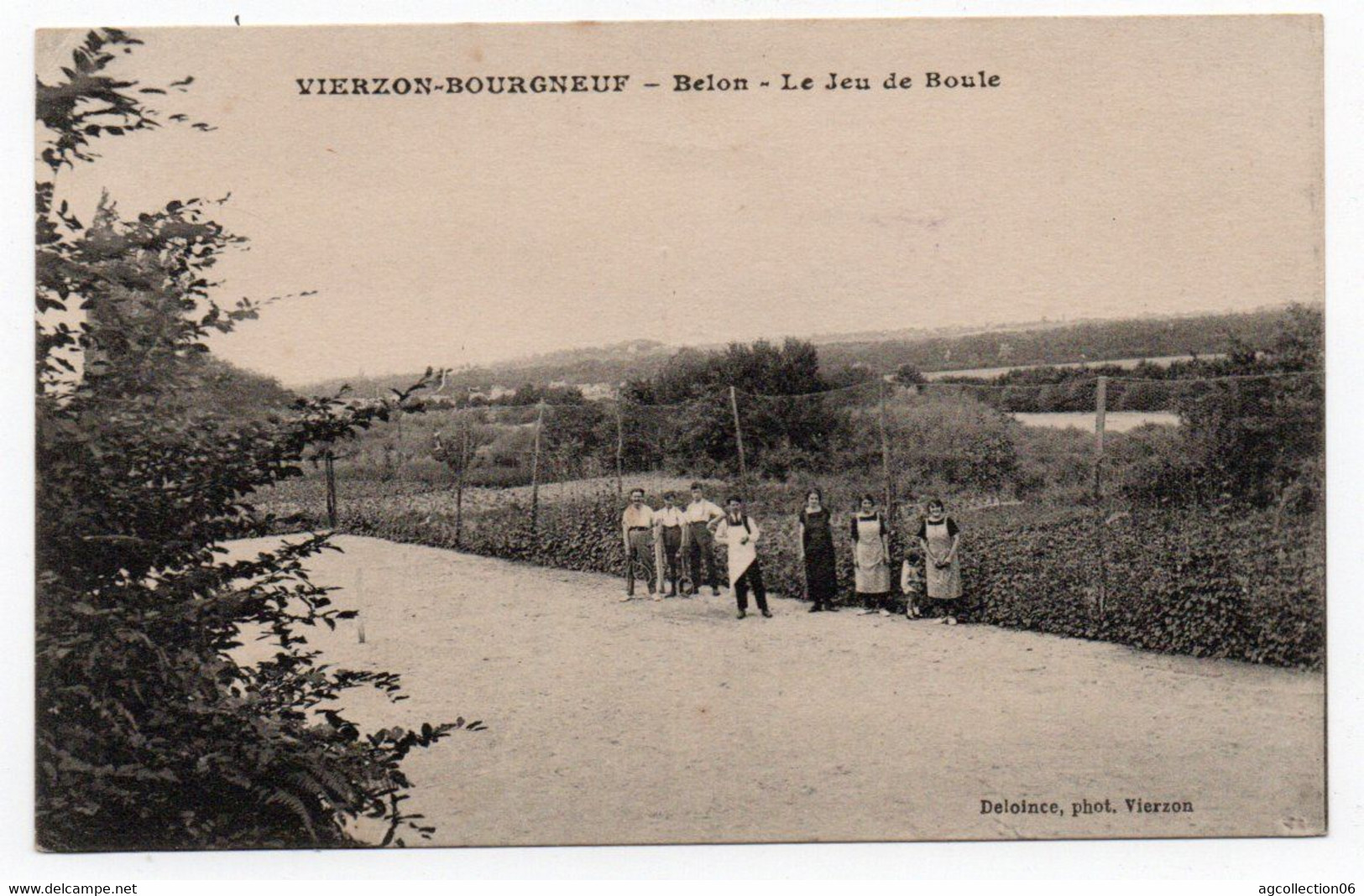 VIERZON-BOURGNEUF. BELON. LE JEU DE BOULE - Andere & Zonder Classificatie