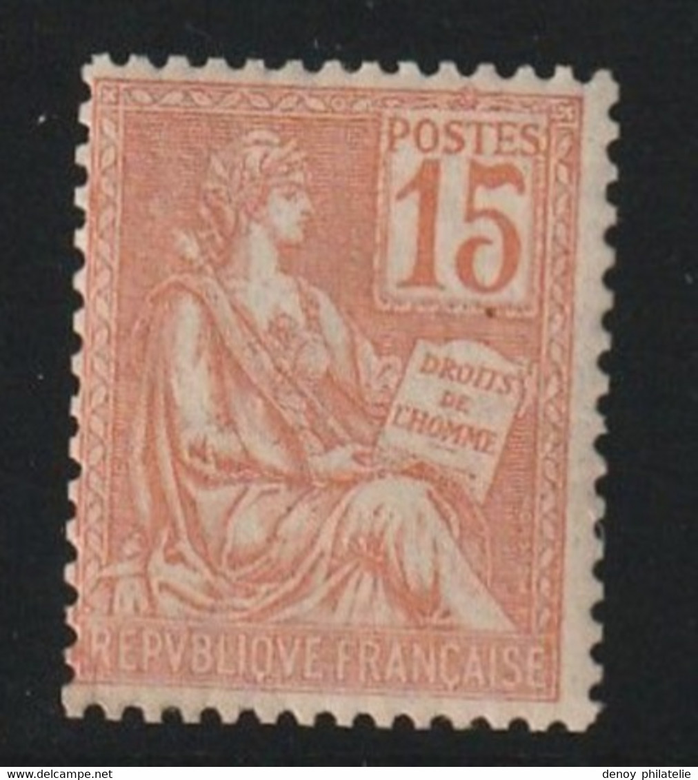 France N° 117 Sans Charniére ** - 1900-02 Mouchon