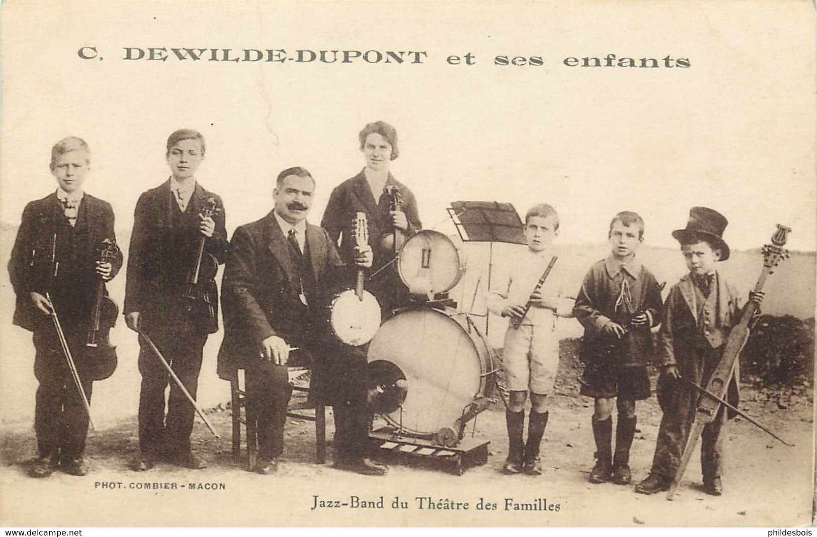 C.DEWILDE.DUPONT Et Ses Enfants  JAZZ BAND Du Théatre Des Familes - Artisti