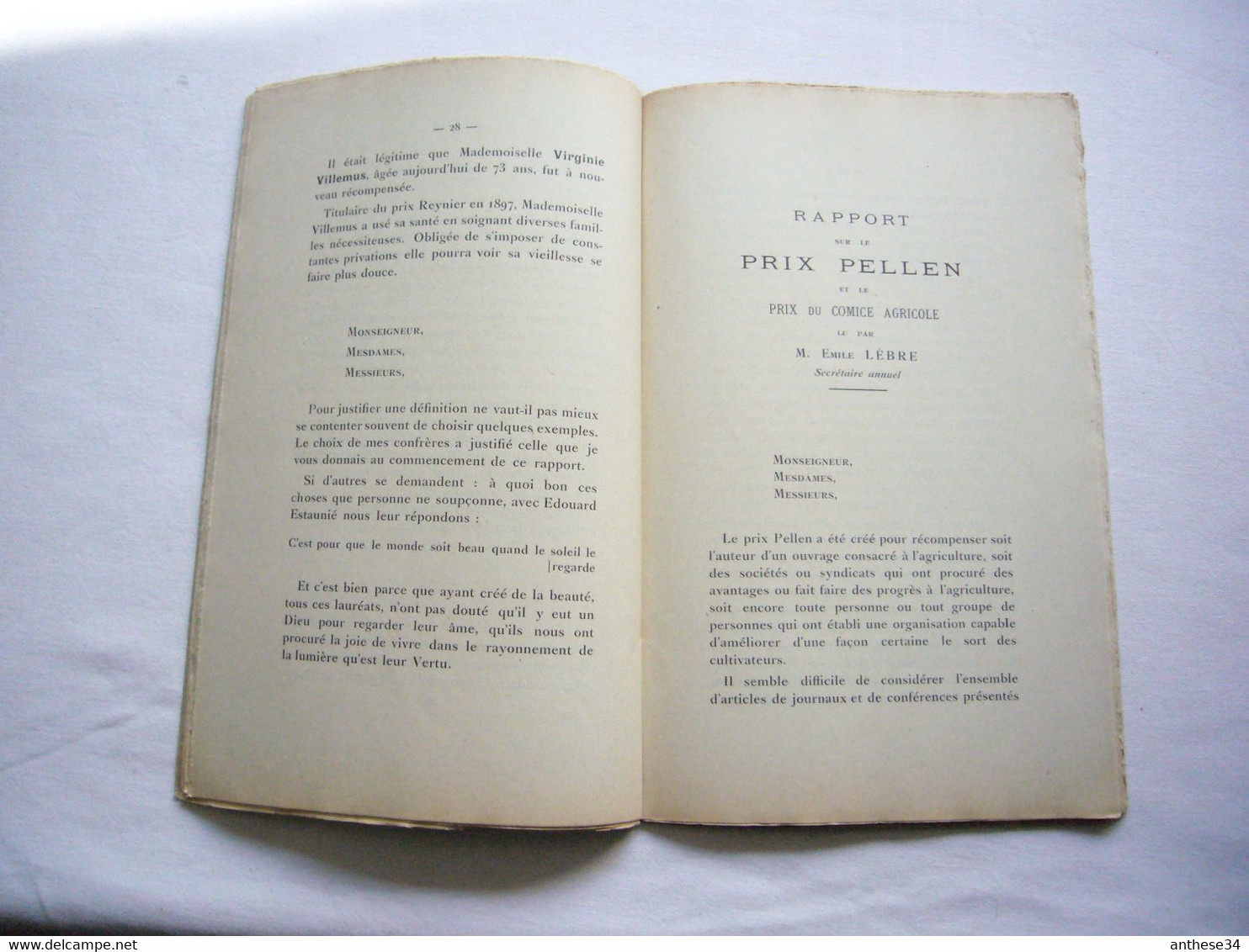Séance Publique 1924 De L'académie Sciences Arts D'Aix En Provence 75 Pages - Ohne Zuordnung