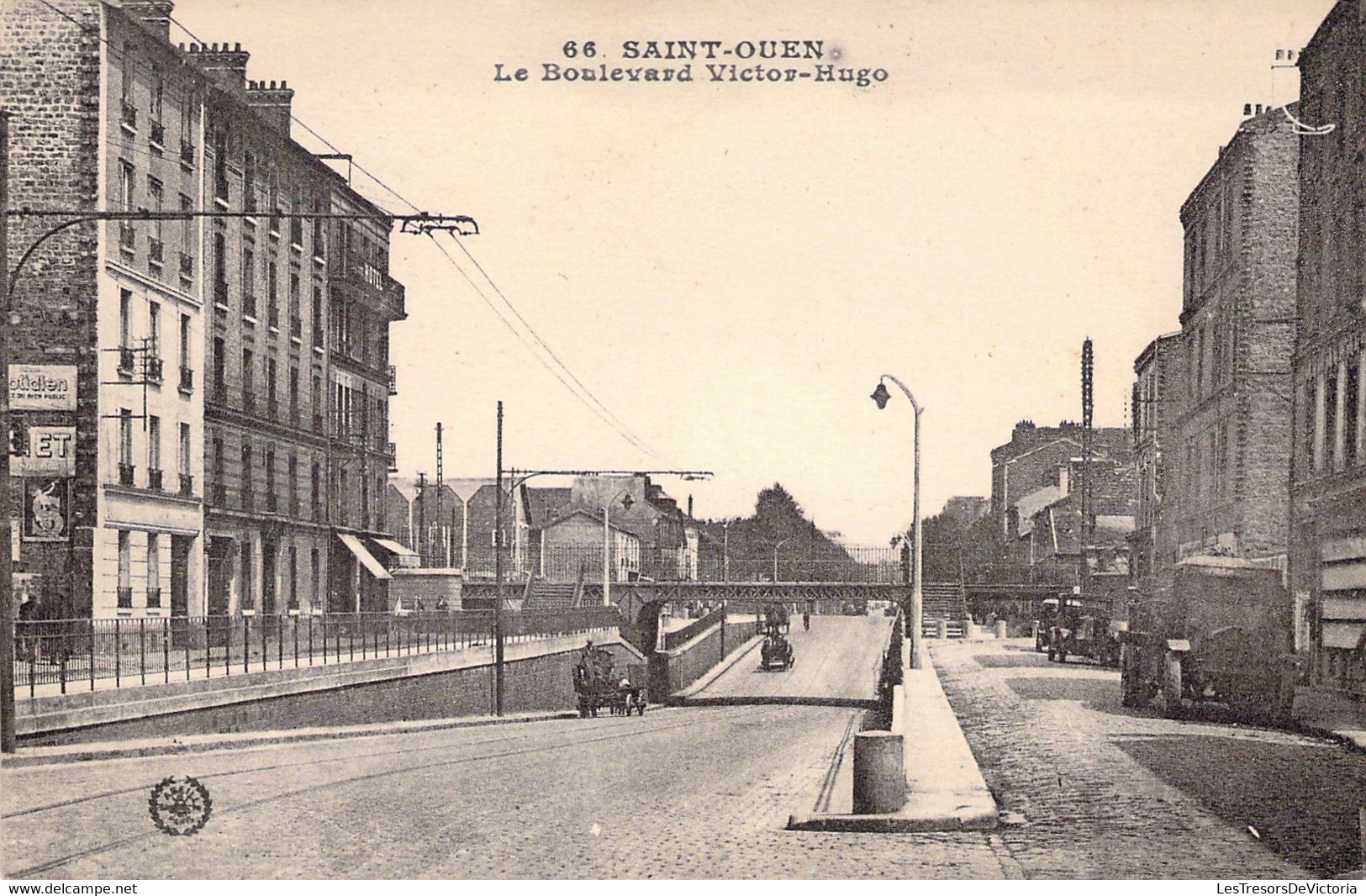 CPA SAINT OUEN - Le Boulevard Victor Hugo - Saint-Ouen-l'Aumône