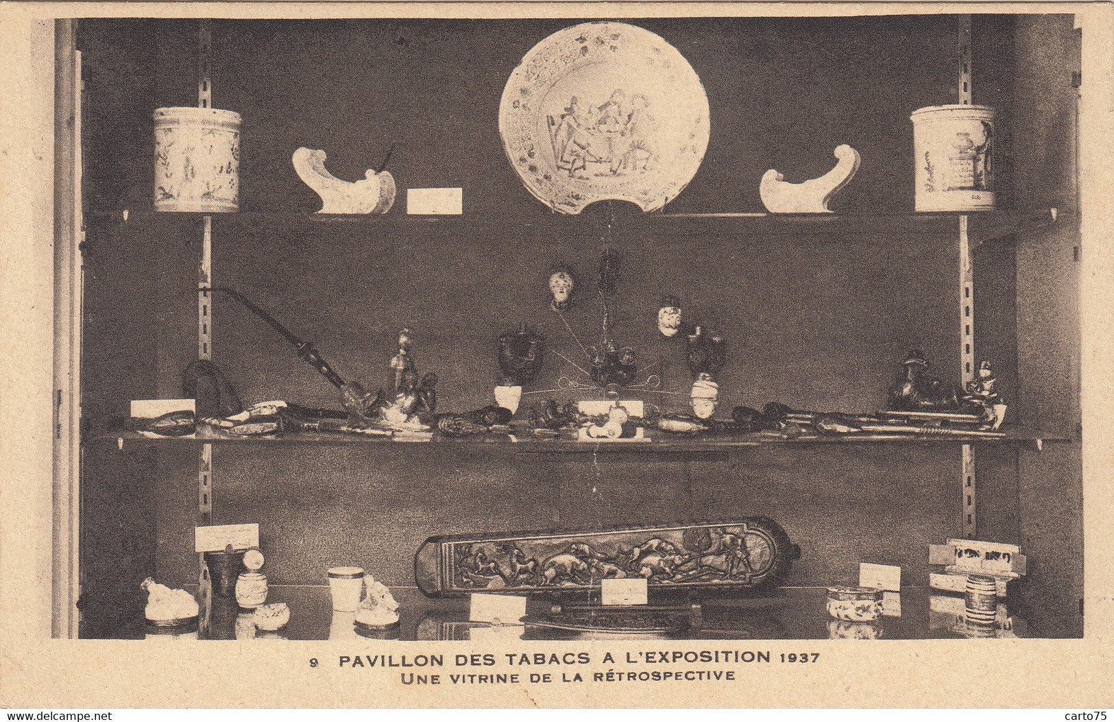 Exposition - 1937 - Vitrine Du Pavillon Des Tabacs - Expositions