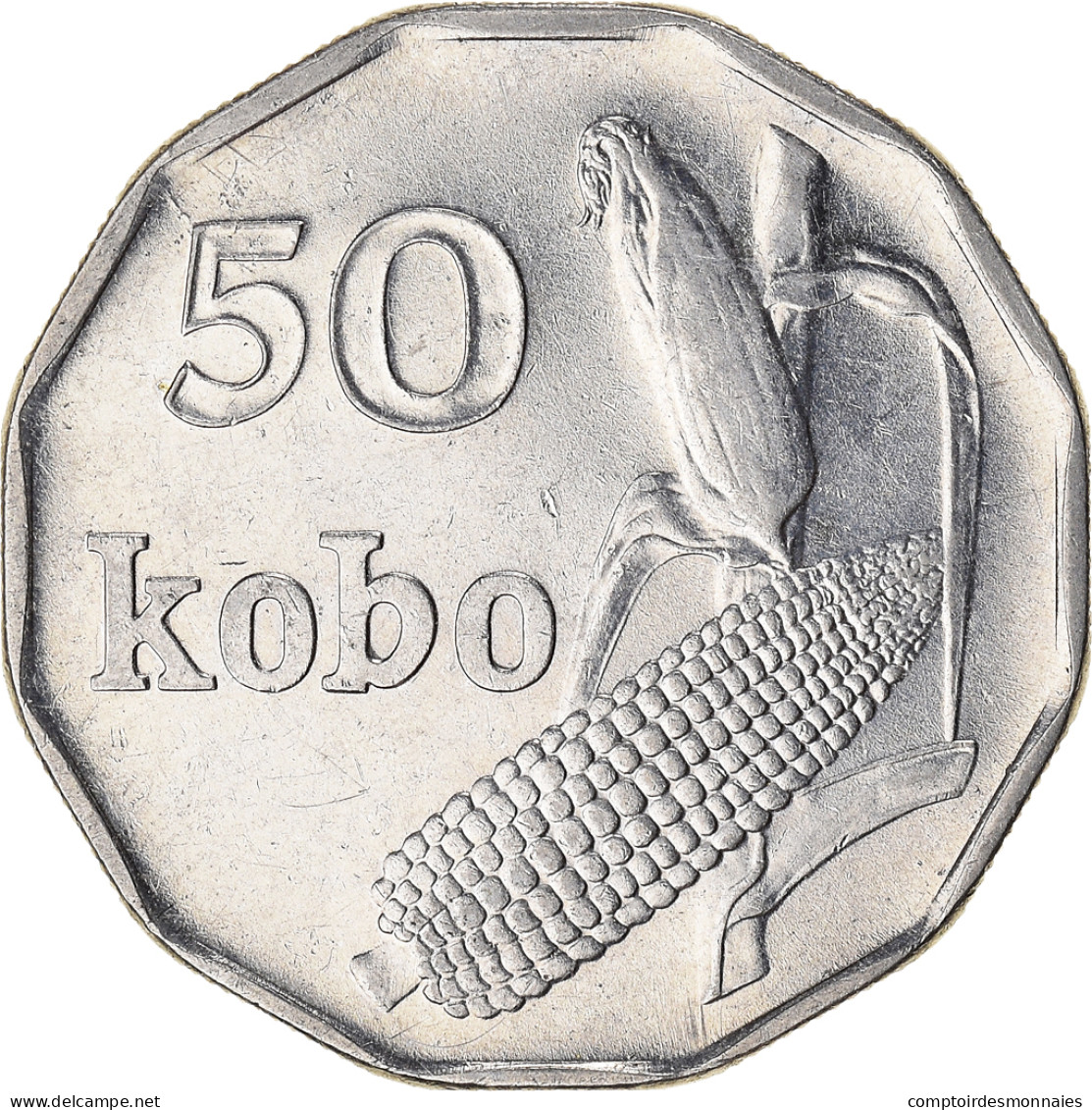 Monnaie, Nigéria, 50 Kobo, 1991 - Nigeria