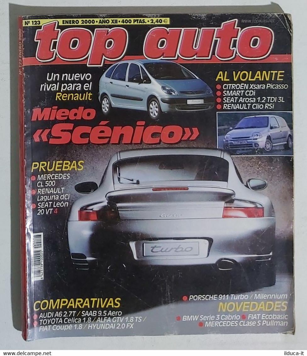 44705 TOP AUTO - A. XII Nr 123 2000 - Mecedes Cl 500 Renault Laguna Seat Leon - [4] Tematica