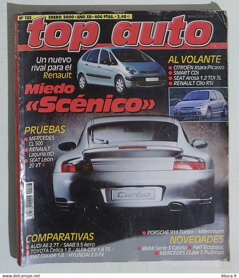 44705 TOP AUTO - A. XII Nr 123 2000 - Mecedes Cl 500 Renault Laguna Seat Leon - [4] Themen