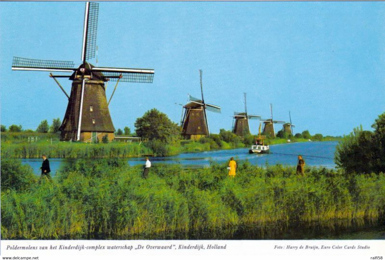 2 AK Niederlande * Kinderdijk Das Dorf Mit Den 19 Windmühlen - Kinderdijk Gehört Seit 1997 Zum UNESCO Weltkulturerbe * - Kinderdijk