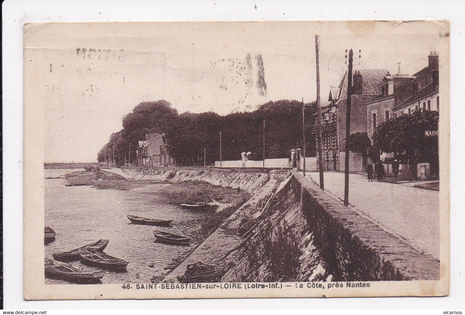 CP 44 SAINT SEBASTIEN SUR LOIRE La Côte - Saint-Sébastien-sur-Loire